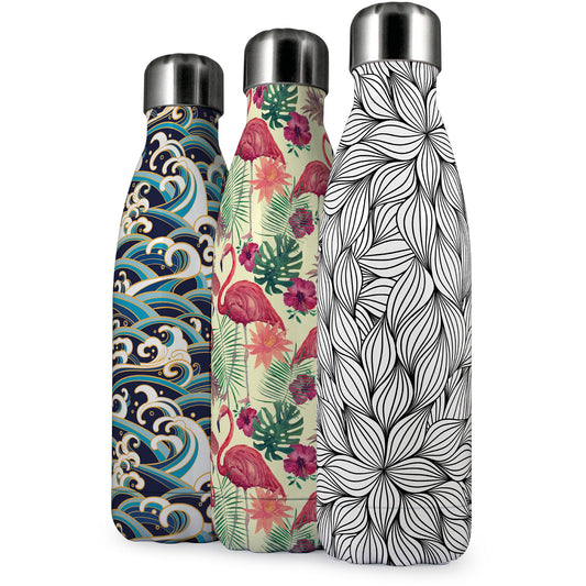 ColourFusion Eevo-Therm Full Colour Print Bottle  Black and White London