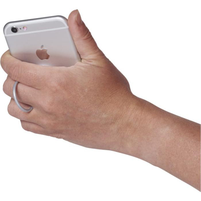 Loop Ring and Phone Holder Black and White London