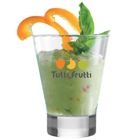 Shetland Glass Tumbler (90ml/3oz) Glassware Black and White London