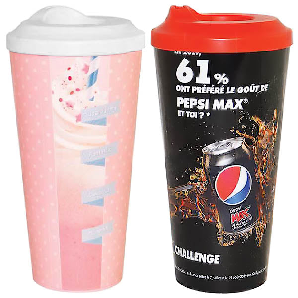 Sip Lid - For Festival Cups Festival & Stadium Cups Black and White London