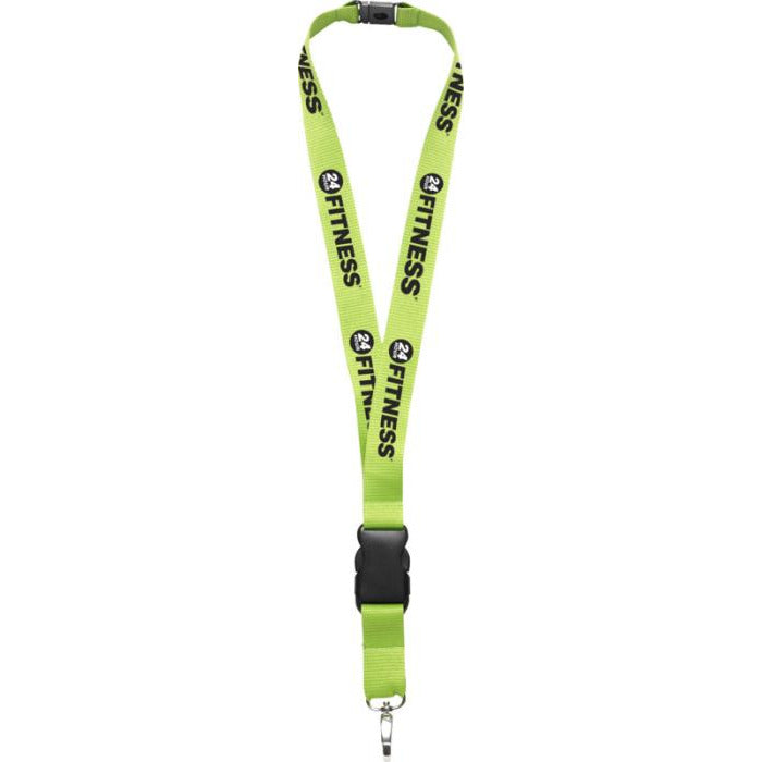 Yogi Lanyard Detachable Buckle Break-Away Closure Black and White London