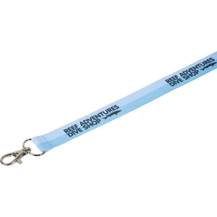 Lana Sublimation Lanyard - Double Side Lanyards Black and White London
