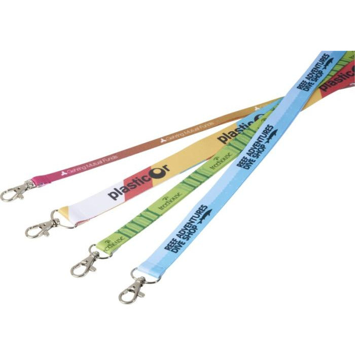 Lana Sublimation Lanyard - Double Side Lanyards Black and White London