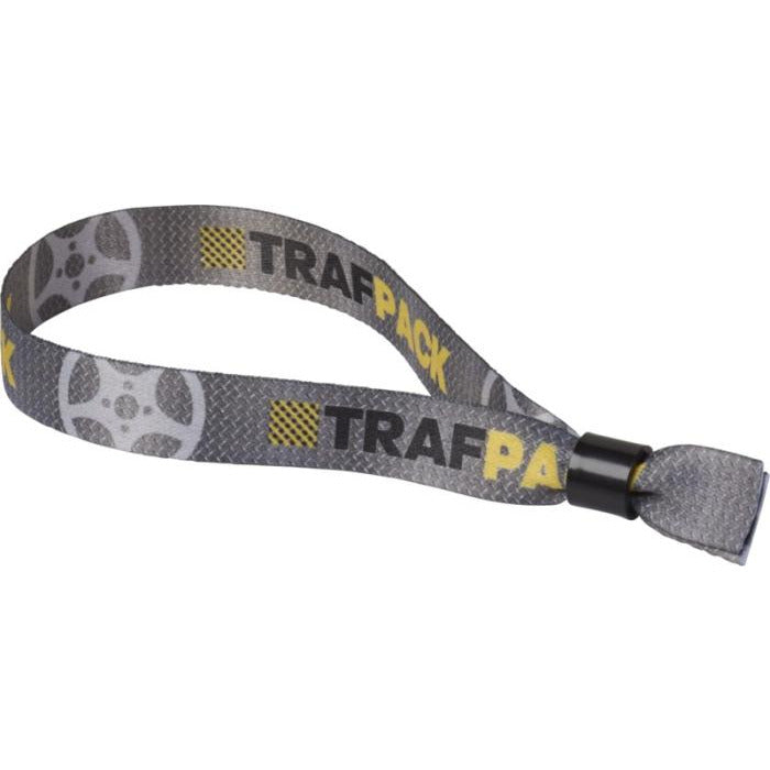 El Sublimation Festival Bracelet Double Black and White London