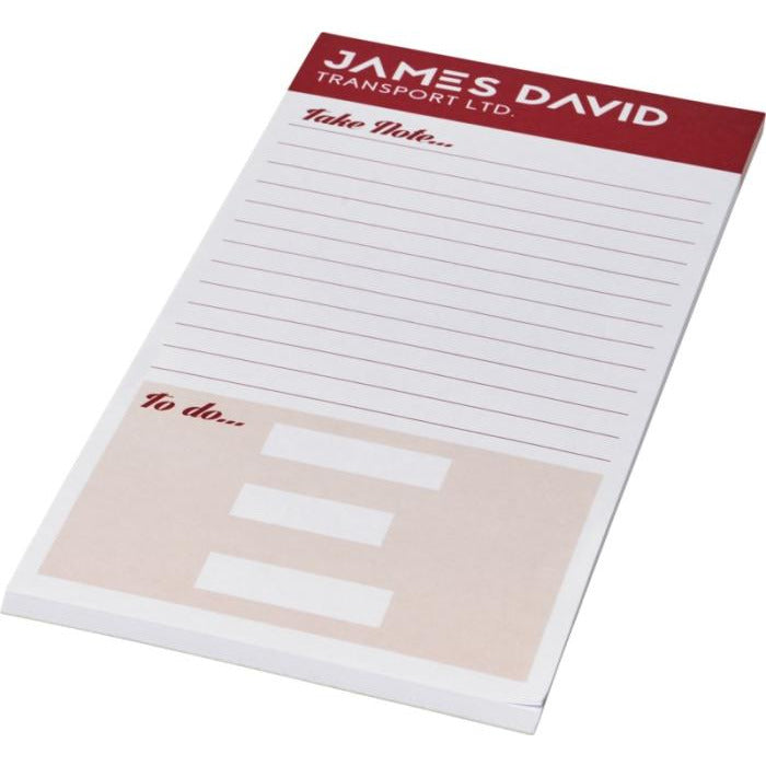 1/3 A4 Printed Notepad Notepads & Sticky Notes Black and White London