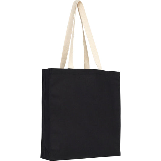 8oz Eco Tote Shopper Recycled Tote Bags Black and White London