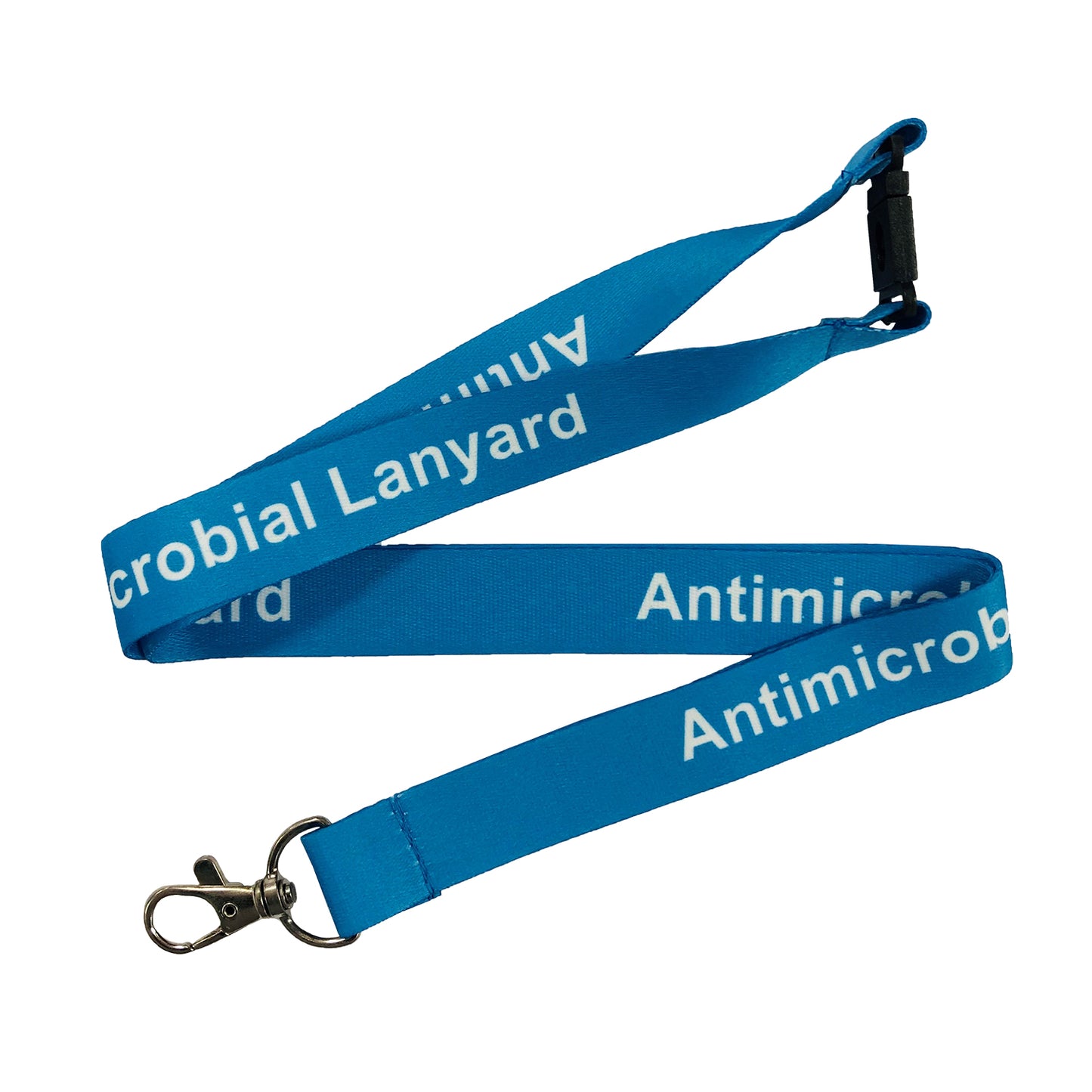 Antibacterial Dye Sublimation Lanyard Lanyards Black and White London