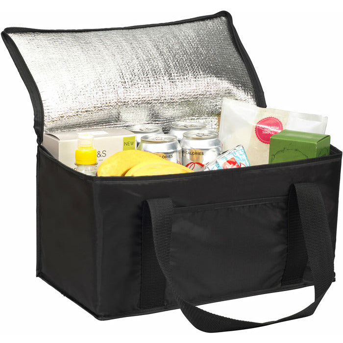 Tonbridge Eco 12 Can Cooler REACH compliant 210d R-Pet Black and White London