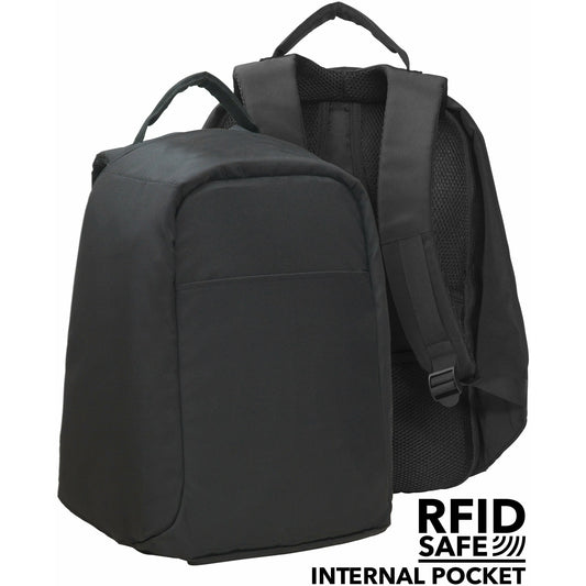 Speldhurst Eco RFID Safety Backpack Business Bags Black and White London