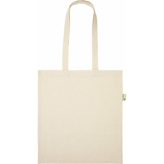Canterbury Eco 5oz Recycled Cotton Tote Shopper Recycled Tote Bags Black and White London