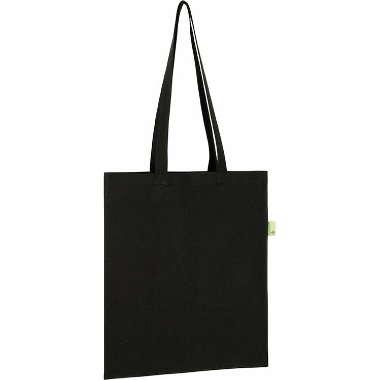 Newbarn Eco 8oz Recycled Cotton Tote Recycled Tote Bags Black and White London