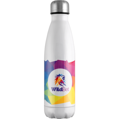 Mood® Vacuum Bottle in Gloss White Black and White London