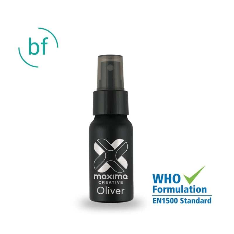 Black Aluminium 30ml Hand Sanitiser Spray Hand Sanitisers Black and White London