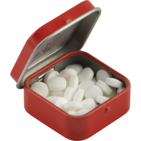 Domed Mint Tin  Black and White London