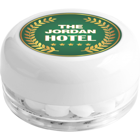 Small Mint Pot  Black and White London