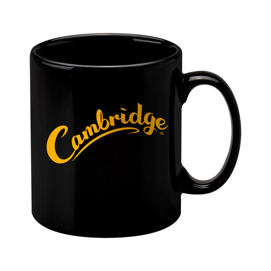 Cambridge Black Black Ceramic Mugs Black and White London