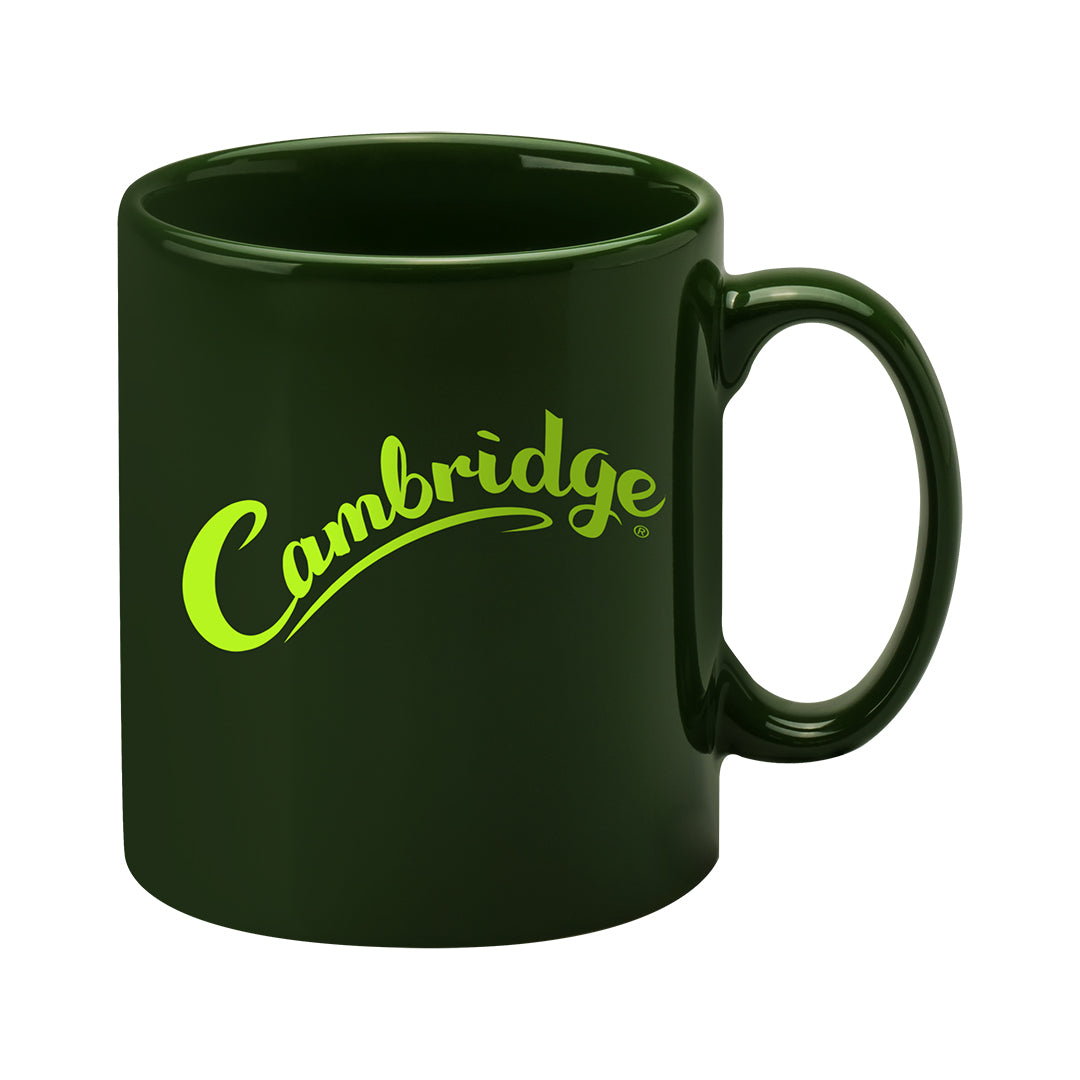 Cambridge Racing Green Green Ceramic Mugs Black and White London
