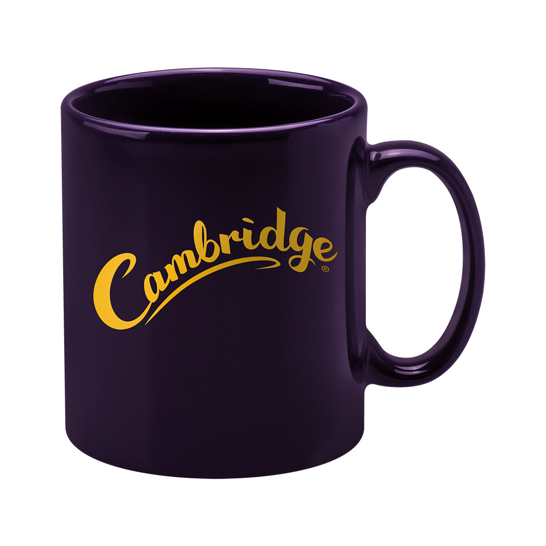 Cambridge Purple Purple Ceramic Mugs Black and White London