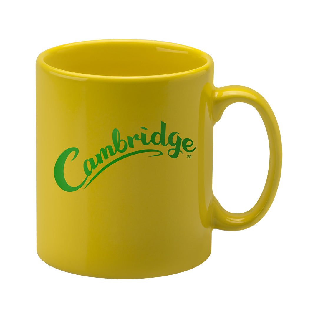 Cambridge Yellow Yellow Ceramic Mugs Black and White London