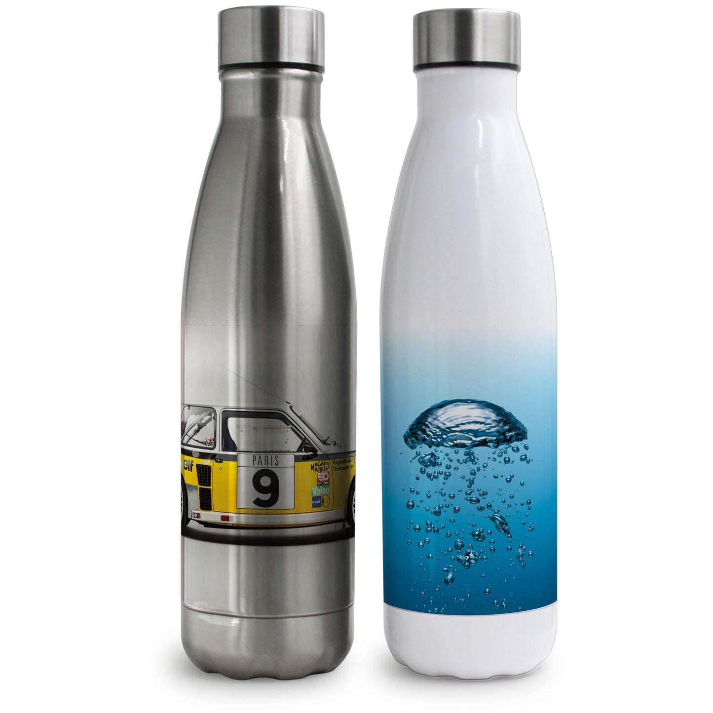 Photo Capezza Full Colour Thermal Chilly Bottle Black and White London