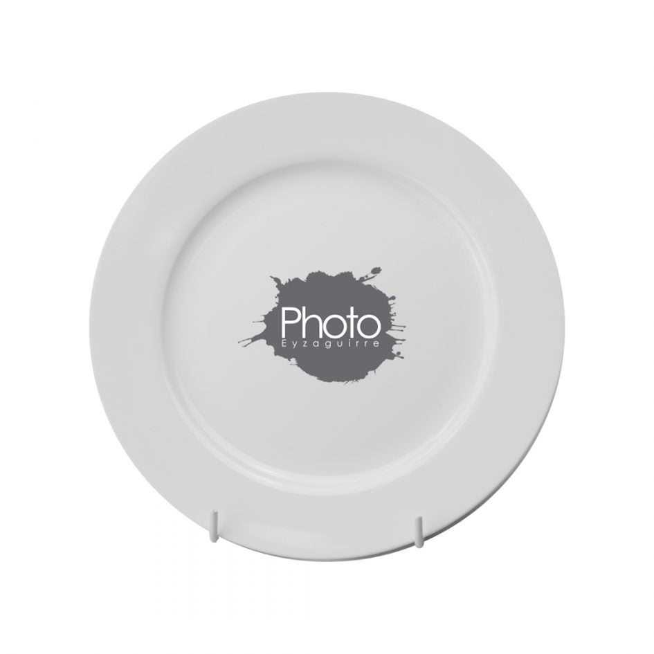 Sussex 8" Plate Black and White London