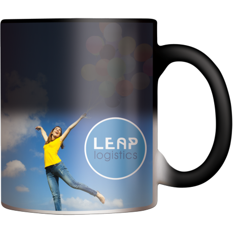 Chameleon Mug Magic Heat Change Mugs Black and White London