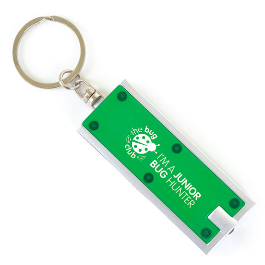 Dhaka LED Torch Keyring Keyrings Black and White London