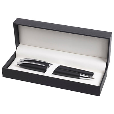 Elegance Pen Set Black and White London