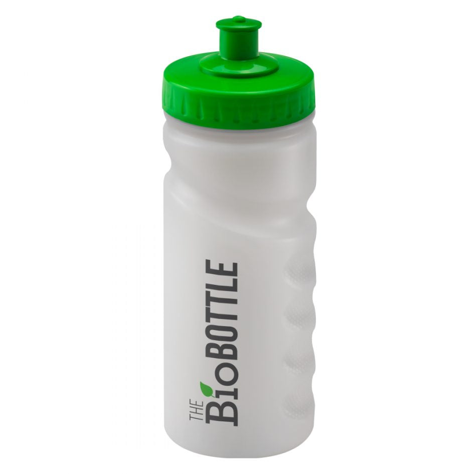 Biodegradable Sports Bottle 500ml Sports Bottles Black and White London