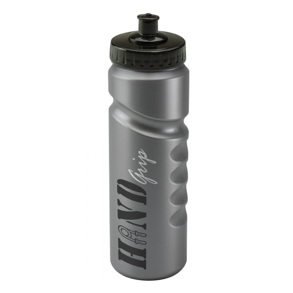 Sports Bottle 750ml Silver 750 Black and White London