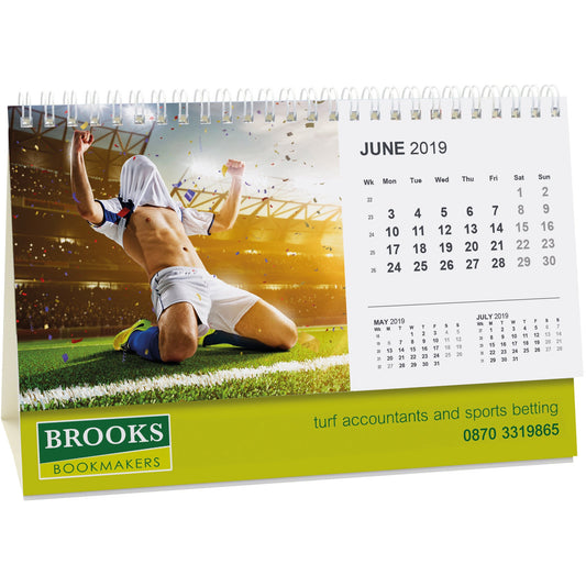 Panorama Large Easel Calendar  Black and White London