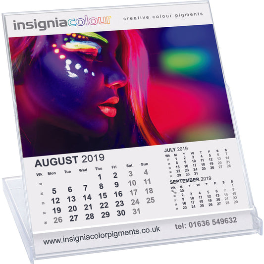 CD Case Calendar  Black and White London