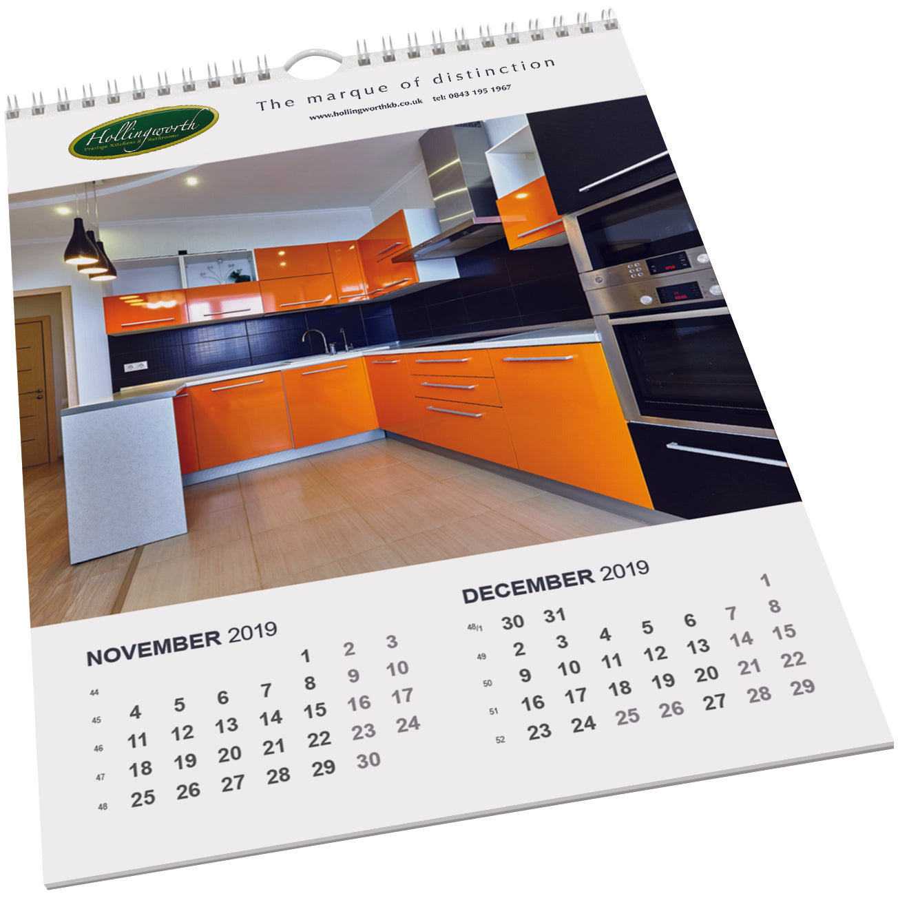 Economy Wall Calendar  Black and White London