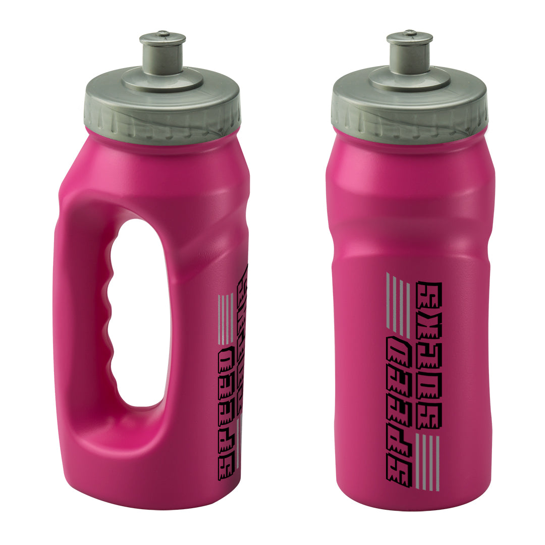 Jogging Bottle Pink 500 Black and White London