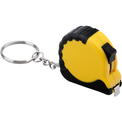 1m Tape Measure Keyring Tape Measures Black and White London