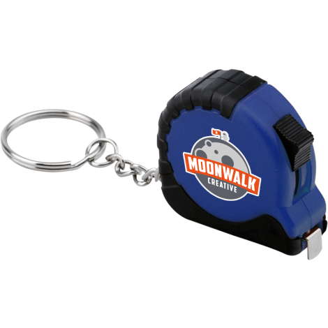 1m Tape Measure Keyring Tape Measures Black and White London