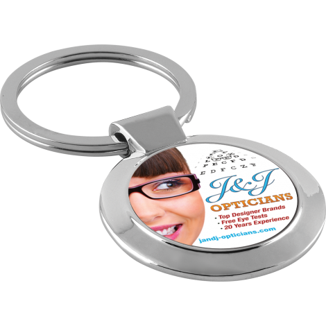 Minerva Keyring Black and White London