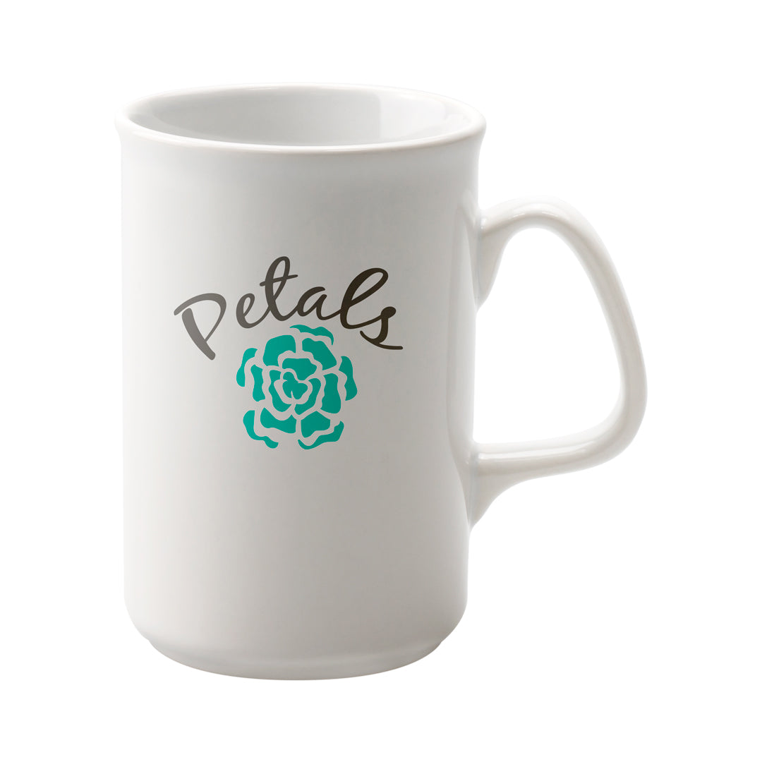 Lincoln White White Ceramic Mugs Black and White London