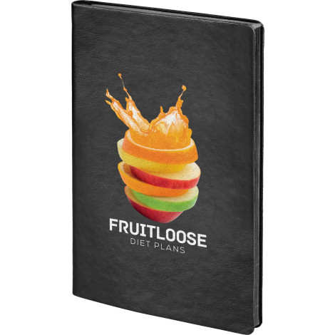 Vintage Leather Notebook  Black and White London