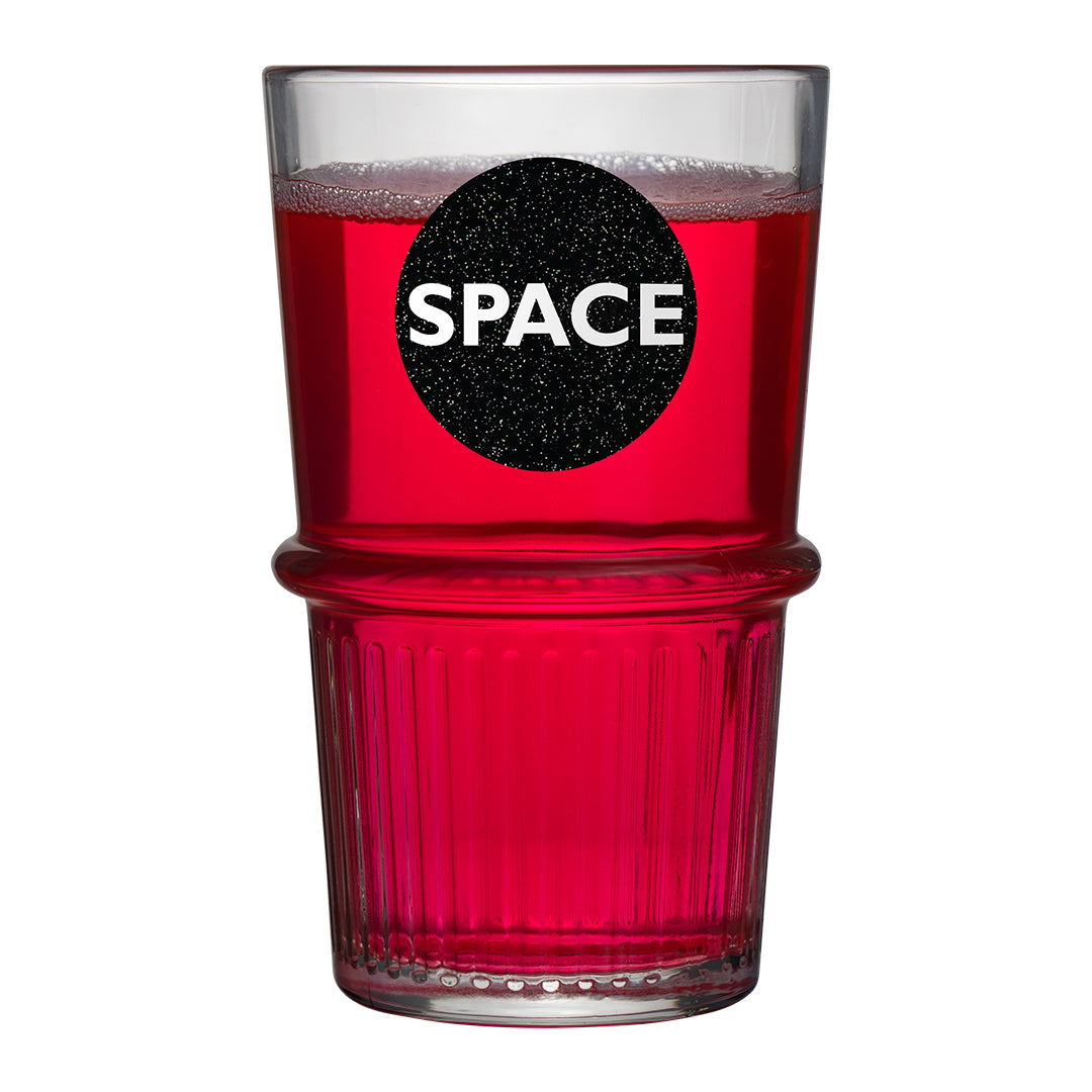 New York Glass 470ml 470 Black and White London