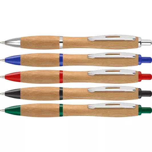 Contour® Bamboo Ballpen  Black and White London