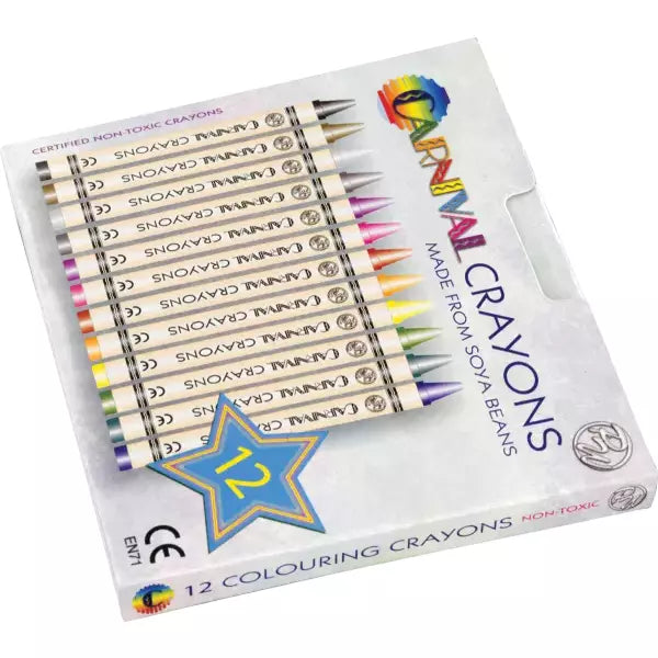Carnival Crayons - 12 Pack Black and White London