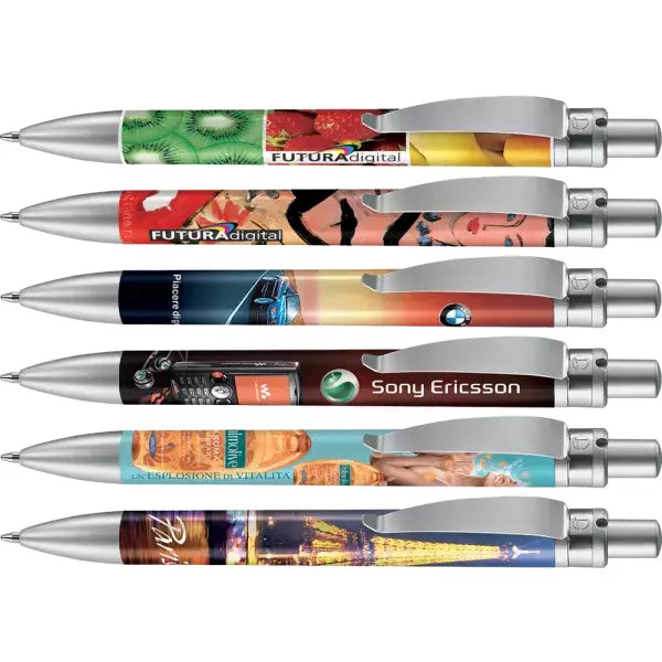 Futura Digital Ballpen  Black and White London