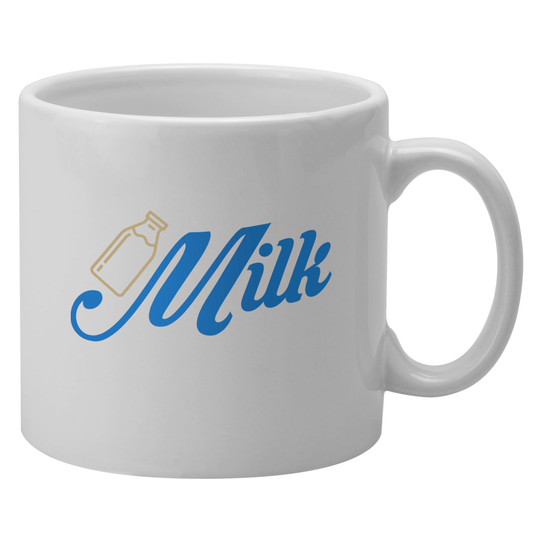 Pint Earthenware Mug White Ceramic Mugs Black and White London