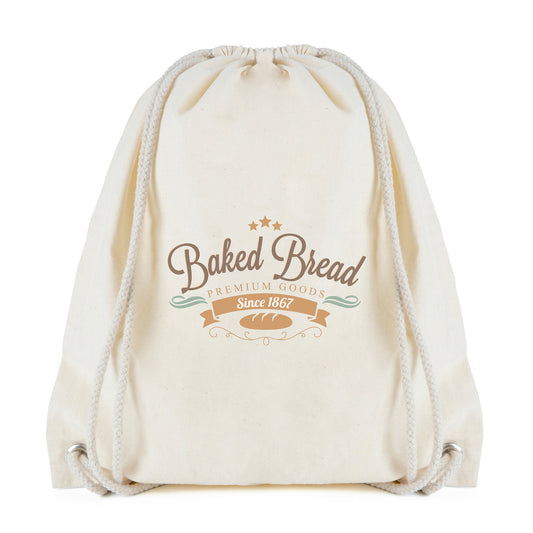 Electra Drawstring Bag Drawstring Bags Black and White London