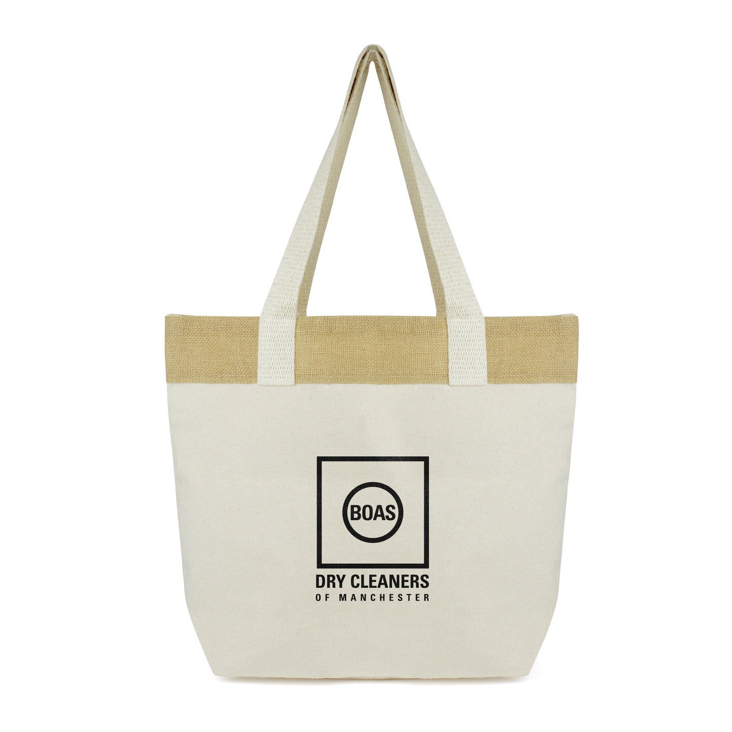 Granger Shopper Cotton & Jute Bags Black and White London