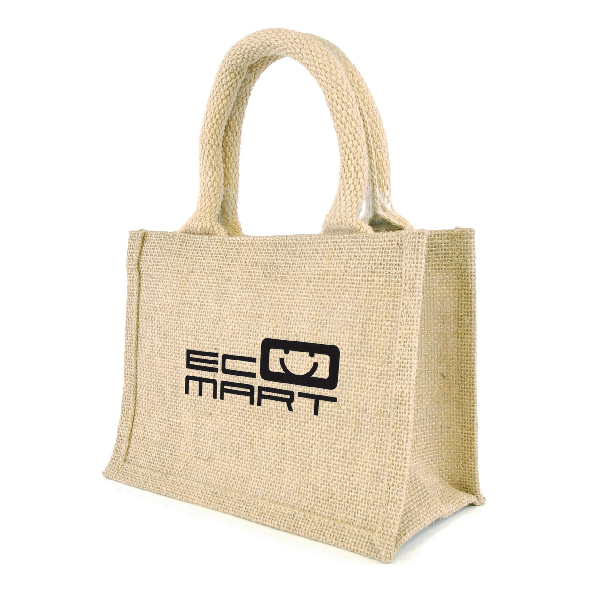 Natural Walton Shopper Cotton & Jute Bags Black and White London