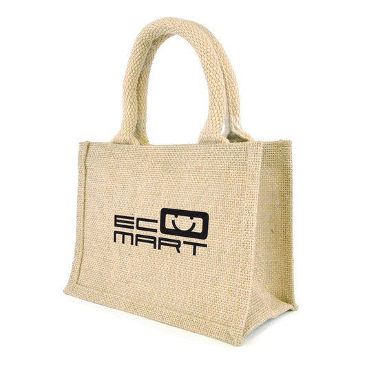 Natural Walton Shopper Cotton & Jute Bags Black and White London