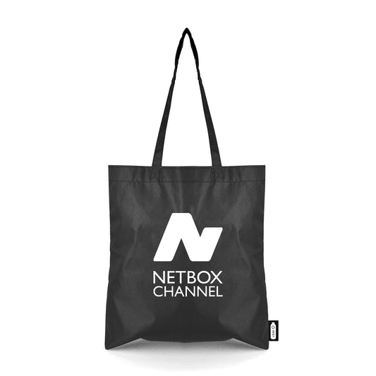 RPET Tote Bag Recycled Tote Bags Black and White London