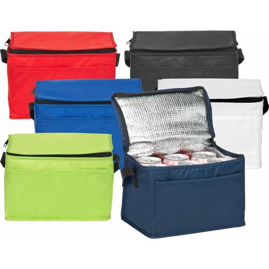 Tonbridge Eco Recycled 6 Can Cooler Cooler Bags Black and White London